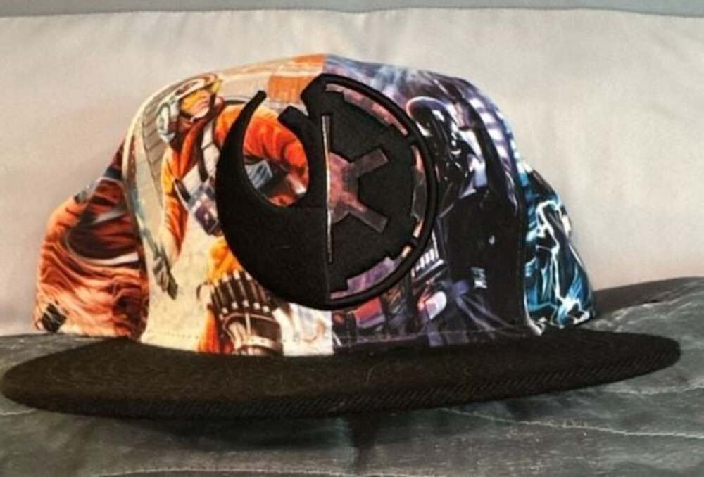 Star Wars Split Logo Imperial Rebel Original Snapback Hat